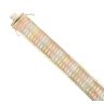 9ct Yellow White and Rose Gold Watch Strap Bracelet 7.5"