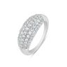 9ct White Gold Big Show Lab Grown Diamond Cluster Ring G VS