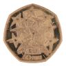 1998 Elizabeth II 50p 25 Years UK European Union Coin