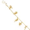 22ct Yellow Gold Fancy Filigree Tassel Bracelet 7"