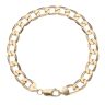 9ct Yellow Gold Curb Bracelet 9"