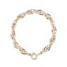 14ct Yellow Gold Multi Link Bracelet 7.5"