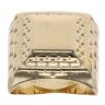14ct Yellow Gold Patterned Signet Ring