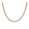 9ct Yellow Gold Square Curb Chain 20"