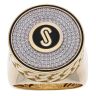 14ct Yellow Gold Monaco NO11/W Signet Ring