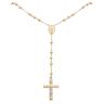 14ct Yellow Gold Rosary Beads 24"