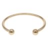 9ct Yellow Gold Plain Torque Bangle