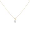 18ct Yellow Gold 0.50ct Brilliant Cut Diamond Solitaire Pendant And Chain 18"