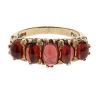 9ct Yellow Gold Five Stone Garnet Ring