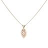 9ct Yellow and Rose Gold Clogau Queen Eleanor Pendant and Chain 18"