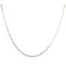 9ct Yellow Gold Square Curb Chain 22"