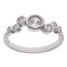 Silver Cubic Zirconia Fancy Ring By Icesia