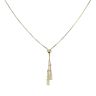 9ct Yellow Gold Bead Tassel Necklace 18"