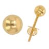 22ct Yellow Gold Ball Stud Earrings
