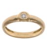 18ct Yellow Gold 0.10ct Diamond Solitaire Ring