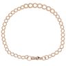 9ct Rose Gold Albert Bracelet 9"