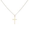 9ct Yellow Gold Cross Pendant and Chain 18"