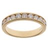 18ct Yellow Gold 0.65ct Brilliant Cut Diamond Half Eternity Ring