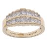 14ct Yellow Gold 1.05ct Princess Cut Diamond Fancy Ring