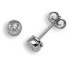 9ct White Gold 0.20ct Diamond Stud Earrings