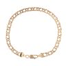 9ct Yellow Gold Double Curb Bracelet 7.5"