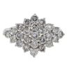 18ct White Gold 1.75cts Diamond Cluster Ring