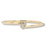 9ct Yellow Gold Cubic Zirconia Torque Bangle