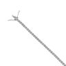 Silver Cubic Zirconia 7.5" Tennis Bracelet by Icesia