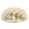 9ct Yellow Gold Domed Stripe Ring