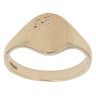 9ct Yellow Gold Patterned Signet Ring