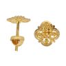 22ct Yellow Gold Granulation Fleur Stud Earrings