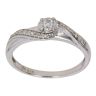 9ct White Gold 0.17ct Diamond Solitaire Ring