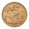 1880 Victoria Young Head Australia Full Sovereign Coin