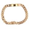 9ct Yellow Gold ID Curb Bracelet 8"