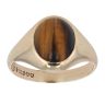 9ct Yellow Gold Tigers Eye Signet Ring