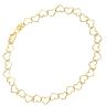 9ct Yellow Gold 7.5" Heart Bracelet