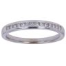 18ct White Gold 0.33ct Princess Cut Diamond Half Eternity Ring
