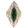 14ct Yellow Gold Green Gemstone Ring