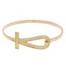 18ct Yellow Gold Ankh Fancy Bangle