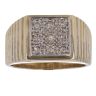 9ct Yellow Gold 0.50ct Brilliant Cut Diamond Signet Ring