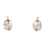 14ct Yellow Gold Cubic Zirconia Drop Earrings