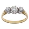 18ct Yellow Gold 0.60ct Brilliant Cut Diamond Trilogy Ring