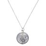 Silver St Christopher Medal Pendant and Chain 20" By Icesia