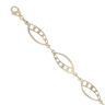 9ct Yellow Gold Fancy Bracelet 7"