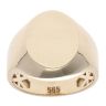 Children's 14ct Yellow Gold Oval Plain Signet Ring