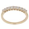 18ct Yellow Gold 0.50ct Brilliant Cut Diamond Half Eternity Ring