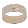 9ct Yellow Gold Patterned Wedding Band 5.89mm
