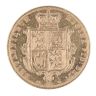 1876 Victoria Young Head Shield UK Half Sovereign Coin