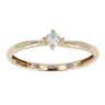 9ct Yellow Gold Approx. 0.16ct Diamond Solitaire Ring by Anya Belle