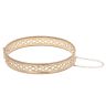 9ct Yellow and Rose Gold Patterned Clogau Bangle